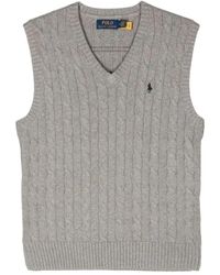 Ralph Lauren - Knitwear > sleeveless knitwear - Lyst