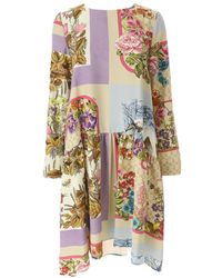 Vivetta - Kleedjes ,Veelkleurig ,Polyester Geprinte Cady Jurk - Lyst