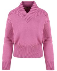 Akep - V-Neck Knitwear - Lyst