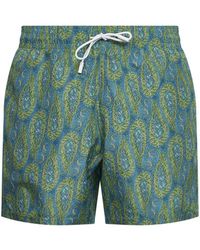 Etro - Badmode ,Groen ,Polyester Roma Zwemshorts - Lyst