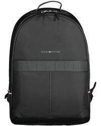 Tommy Hilfiger - Schwarzer rucksack mit verstellbaren trägern - Lyst
