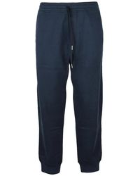 Tom Ford - Broeken ,Blauw ,Katoen Trainingsbroeken - Lyst