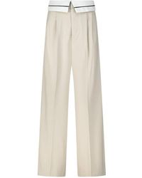 Rossi - Elegante Wijde Pijp Broek Noa Kraag - Lyst