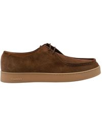 Church's - Bruine Suède Formele Platte Schoenen - Lyst