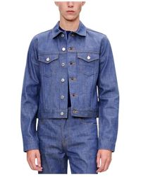 A.P.C. - Jassen ,Blauw ,Denim Lenny Denim Jacket - Lyst