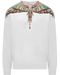Marcelo Burlon - Grizzly Wings Crew Sweatshirt - Lyst
