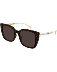 Gucci - Accessoires ,Bruin ,Nylon Gg 1971Sa-003 Zonnebril - Lyst