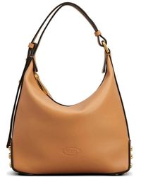Tod's - Neutrals Shoulder Bags - Lyst