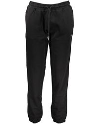 Napapijri - Sportieve Zwarte Sweatpants Met Borduurwerk - Lyst