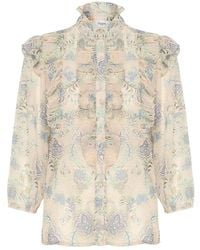 Saint Tropez - Bedruckte Bluse - Lyst