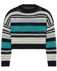 Alanui - Truien & Vesten ,Veelkleurig ,Katoen Ocean Stripes Sweater - Lyst
