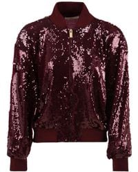 Akep - Sequin Bomber Jacket - Lyst