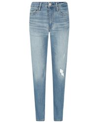 Guess - Blaue skinny stretch denim jeans - Lyst