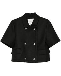 Birgitte Herskind - Cropped Double-Breasted Jacket - Lyst