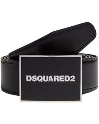 DSquared² - Double Buckle Gift Box Belt - Lyst