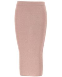 Kangra - Rokken ,Roze ,Geribde Longuette Rok - Lyst