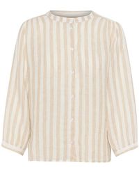 Part Two - Overhemden ,Wit ,Linnen Persillespw Sh Bluser 30309013 - Lyst