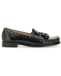 Stuart Weitzman - Schoenen ,Zwart ,Leer Lottie Loafer - Lyst