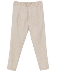 BRIGLIA - Wollen Broek Met Koordzoom - Lyst