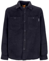 Timberland - Zwart Fleece Overshirt Lange Mouwen Shirt - Lyst