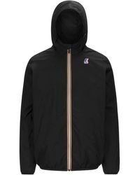 K-Way - Fitness ,Zwart ,Polyester Le Vrai 4.0 Claude Warm Jas - Lyst