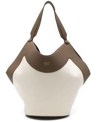 KHAITE - Stilvolle Ecru Schultertasche Mit Pochette - Lyst