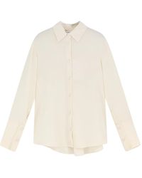 Max Mara - Klassiek Zijde Satijn Shirt - Lyst