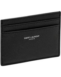 Saint Laurent - Ysl Monogram Credit Card Case - Lyst