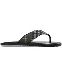 Burberry - Flip Flops - Lyst