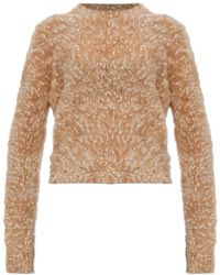Marni - Truien & Vesten ,Wol Trui Met Ronde Hals - Lyst