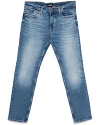 HUGO - Blaue jeans für männer - Lyst