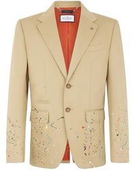 Philipp Plein - Jassen ,Katoen Paint-Splash Blazer - Lyst