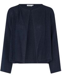Masai - Truien & Vesten ,Blauw ,Katoen Geweven Jas Majulitta Stijl - Lyst