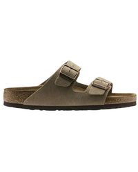 Birkenstock - Schoenen ,Bruin ,Leer Arizona Regular Fit - Lyst