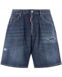DSquared² - Denim Shorts - Lyst