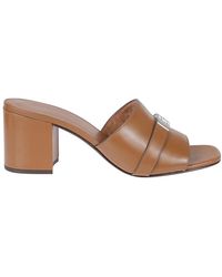 Tory Burch - Schoenen ,Bruin ,Leer Lee Lee Heeled Mule - Lyst