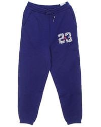 Nike - Fitness ,Blauw ,Katoen Sport Dna Fleece Pant - Lyst