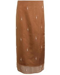 Rohe - Midi Skirts - Lyst