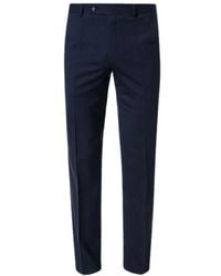 Roy Robson - Broeken ,Blauw ,Wol Stretch Tasmania Broek Slim Fit - Lyst
