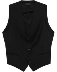 Tagliatore - Kostuums ,Zwart ,Wol Visuvio Waistcoat - Lyst