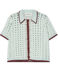 forte_forte - Cable Luxe Handmade Crochet Cardigan - Lyst
