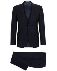 HUGO - Slim Fit Wollen Pak Met 2 Knopen - Lyst