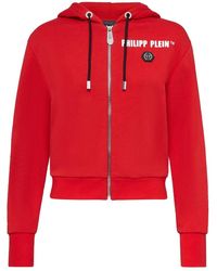 Philipp Plein - Hoodie Sweatjacket Crystal Fringe - Lyst