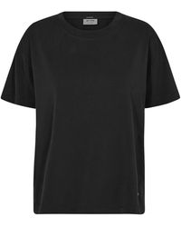 Mos Mosh - Schwarzes basic tee top - Lyst