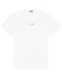 DIESEL - Tops ,Wit ,Katoen T-Norm-Iod T-Shirt - Lyst