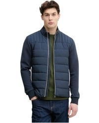 Hackett - Jassen ,Blauw ,Katoen Estate Hybrid Jacket - Lyst