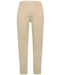 Peuterey - Broeken ,Katoen Chino Broek Met Trilogy Detail - Lyst