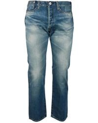 Junya Watanabe - Jeans ,Blauw ,Katoen Stijlvolle Katoenen Jeans - Lyst