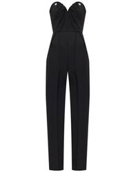 Max Mara - Jumpsuits & Playsuits ,Zwart ,Wol Jumpsuits Playsuits - Lyst