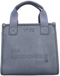 V73 - Tassen ,Blauw ,Leer Shoulder Bag - Lyst